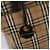 Borsa tote in tela e pelle Burberry Nova Check beige marrone scuro oro Auth 111205 D'oro - vista 11