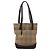 Borsa tote in tela e pelle Burberry Nova Check beige marrone scuro oro Auth 111205 D'oro - vista 13