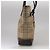Borsa tote in tela e pelle Burberry Nova Check beige marrone scuro oro Auth 111205 D'oro - vista 4