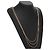 Collana Triple Twist Christian Dior in metallo dorato Auth am7605 D'oro