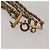 Collana Triple Twist Christian Dior in metallo dorato Auth am7605 D'oro - vista 7