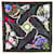 Hermès Hermes Carré 90 Fleurs de L'Opera Scarf Black Multiple colors Silk  ref.2007284