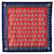 Hermès Carré 90 ARTIFICIERS Écharpe de Feux d'Artifice Soie Rouge Multicolore Bleu Marine  ref.2007289
