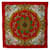 Hermès Écharpe Hermes Carre 90 LUNA PARK Soie Rouge Multicolore  ref.2007453