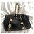 Pochette Versace For H&M in pelle nera con catene dorate Nero - vista 2