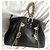 Pochette Versace For H&M in pelle nera con catene dorate Nero - vista 6