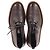 Botas desérticas con cordones Tod's en cuero marrón Castaño Roja - vista 3