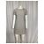 Theory Karo Mini Kleid aus beiger Viskose - Ansicht 7