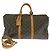 Bolsa Bandoleira Keepall 50 Monograma Louis Vuitton Marrom