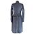 Valentino Garavani Blazer largo de lino y lana gris - vista 5