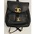 Chanel Black Caviar Leather Backpack Gold Trim - view 2