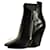 Saint Laurent Paris Niki Boots size 37.5 Black Silver hardware Leather  ref.2008182