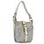 Céline CELINE C Macadam Canvas Schultertasche Hellblau Auth yk17148
