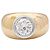 inconnue Ring aus zwei Goldarten, 2,02 Karat Diamant.