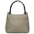 Borsa a spalla PRADA in pelle plastica grigia marrone scuro Auth bs21988 - vista 13