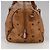 MCM Vicetos Logogram Mini Boston Bag in pelle PVC 2 vie marrone oro Auth ki5381 D'oro - vista 4