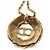 Collana Christian Dior metallo oro Auth FF6330 D'oro - vista 10