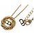 Collana Christian Dior metallo oro Auth FF6330 D'oro - vista 3