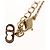 Collana Christian Dior metallo oro Auth FF6330 D'oro - vista 8