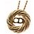 Collana Christian Dior metallo oro Auth FF6330 D'oro - vista 9