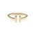 Tiffany & Co Anello Tiffany T Quadrato in Oro Rosa