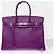 Hermès Sac HERMES Birkin 35 en Cuir Violet - 102471