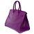 Hermès Sac HERMES Birkin 35 en Cuir Violet - 102471 - vue 6