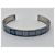 Bracciale Rigido Louis Vuitton in Damier Blue - vista 3