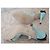Emilio Pucci Kitten Heels Leder blau beige - Ansicht 2