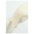 2.55 Sandali slingback Chanel in tweed bianco con punta in rete floreale Crudo - vista 14