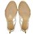 Sandali caged con cinturini Giuseppe Zanotti in pelle bianca Bianco Crudo - vista 6