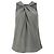Haut Halter Theory en soie olive Gris