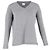Anine Bing V-Neck Sweater in Grey Wool