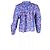 Blusa floral Isabel Marant Étoile Vega en algodón plisado azul eléctrico - vista 6