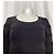 Alaïa Vestido mini de manga longa Alaia em lã virgem preta Preto - vista 9