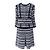 Chanel Paris / Cingapura Botões CC Conjunto Tweed Lesage 36 FR Multicor