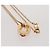LOUIS VUITTON Anhänger 1P Diamant Halskette Diamant 6.1K Nur 800 LV Auth 93646S Golden - Ansicht 3