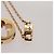 LOUIS VUITTON Anhänger 1P Diamant Halskette Diamant 6.1K Nur 800 LV Auth 93646S Golden - Ansicht 8