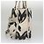CHANEL Tote Bag Canvas White Black Silver CC Auth bs22011 Silvery - view 3