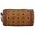 Borsa a spalla MCM Vicetos Logogram in pelle PVC marrone Auth ki5337 - vista 2