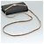 Borsa a spalla Christian Dior in pelle nera marrone dorata Auth bs22002 Nero D'oro - vista 7