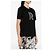 Camiseta Paco Rabanne Negra de Algodón con Logo Dorado Negro - vista 2