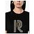 Camiseta Paco Rabanne Negra de Algodón con Logo Dorado Negro - vista 3