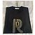 Camiseta Paco Rabanne Negra de Algodón con Logo Dorado Negro - vista 5