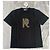 Camiseta Paco Rabanne Negra de Algodón con Logo Dorado Negro - vista 6