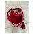 Borsa a tracolla Lancel Brigitte Bardot BB in velluto rosso - vista 2