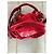 Borsa a tracolla Lancel Brigitte Bardot BB in velluto rosso - vista 4