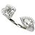 Anello in Diamante My Twin Toi & Moi Au750 in Oro Bianco MESSIKA