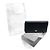 Gucci Black Grained Leather Wallet with Silver GG Initials