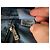 Borsa a mano Longchamp Roseau in pelle blu - vista 5